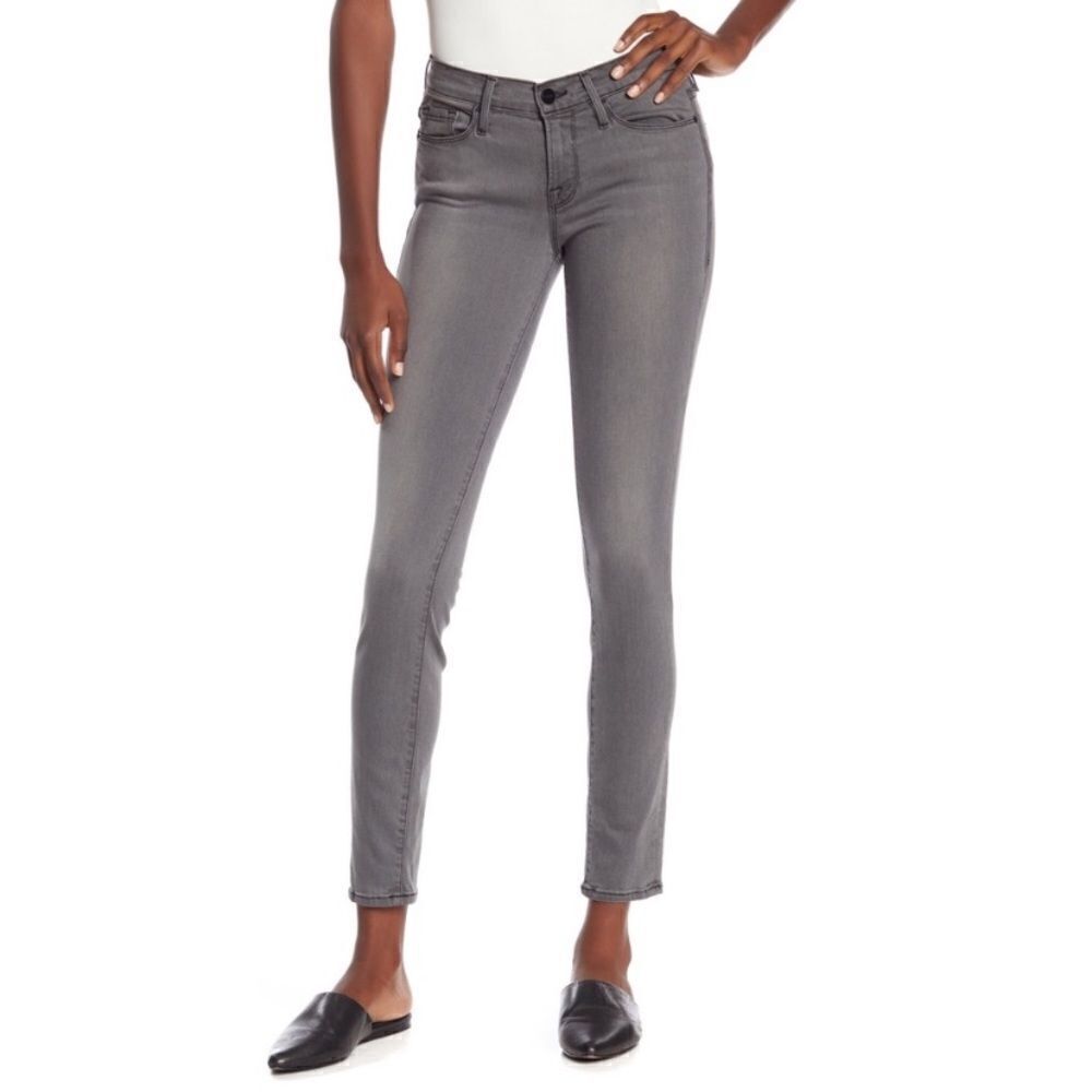 FRAME Le Skinny De Jeanne - Grey Skinny Jeans